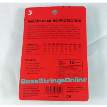 D&#039;Addario Planet Waves Pacato Hearing Protection Ear Plugs Reusable - 1-Pair