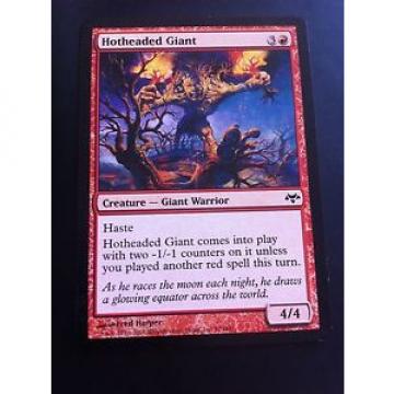 4 x MTG Card - Hotheaded Giant - Eventide 1st class postage