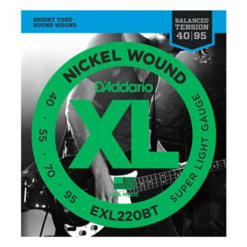 D&#039;Addario XL Nickel Round Wound Balanced Tension Bass Strings - Various Gauges