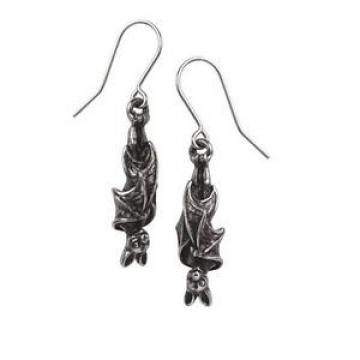 Alchemy Gothic Awaiting The Eventide Pewter Pair of Earrings BRAND NEW