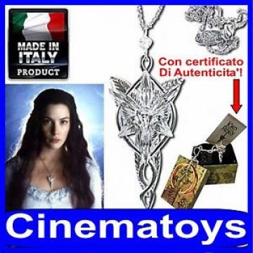 LORD OF THE RINGS pendant ARWEN STELLA TIME MACHINE EVENTIDE with certified