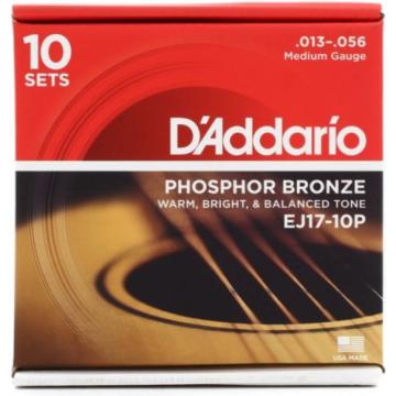D&#039;Addario EJ17 Phosphor Bronze Medium Acoustic Str