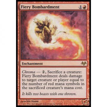 1x Fiery Bombardment - - Eventide - - mint