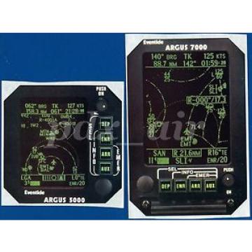 EVENTIDE ARGUS 7000, 5000 AIRCRAFT MOVING MAP STICKER