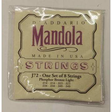 D&#039;Addario J72 Mandola Phosphor Bronze Light 14-49 Gauge Strings - New