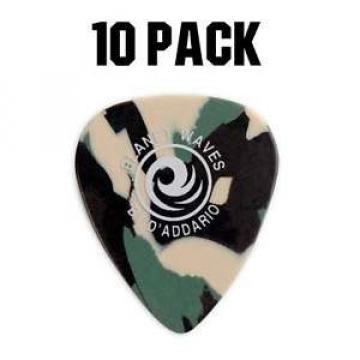 D&#039;Addario Planet Waves Classic Celluloid Camouflage Plectrum 10Pack Medium .70mm