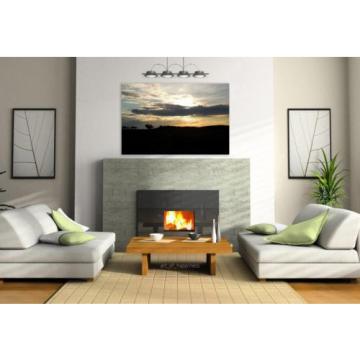 Stunning Poster Wall Art Decor Landscape Eventide Sunset Afternoon 36x24 Inches