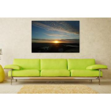Stunning Poster Wall Art Decor Sunset Sky Landscape Eventide 36x24 Inches