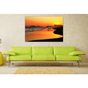 Stunning Poster Wall Art Decor Sunset Beach Sol Eventide 36x24 Inches