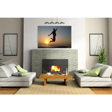 Stunning Poster Wall Art Decor Sol Beach Sky Sunset Eventide 36x24 Inches