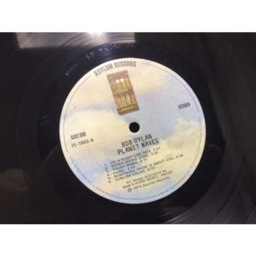 Bob Dylan - Planet Waves Asylum Records ‎7E 1003 LP Vinyl Record