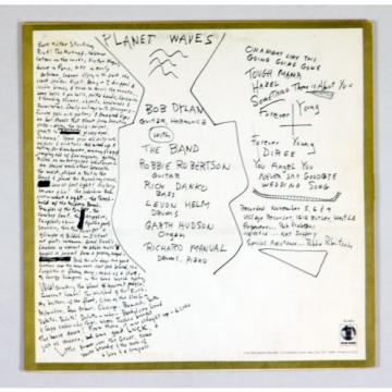 Bob Dylan Planet Waves 1974 Vinyl LP