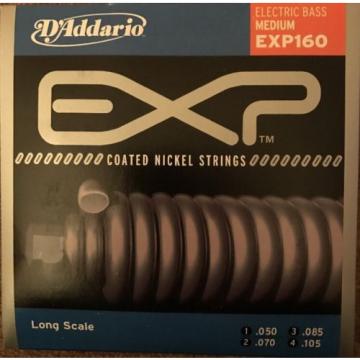 D&#039;addario EXP160 Coated Nickel Long Scale Bass Strings Medium 50-105