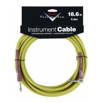 Fender Accessories Performance Series 18.6 Feet Right Angle Tweed Guitar Cable