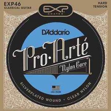 D&#039;Addario EXP46, Hard Tension, Clear Nylon/Coated Silverplated