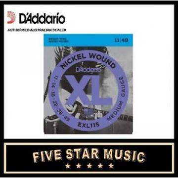 Daddario EXL115 Electric Guitar Strings 11-49   1 Set XL115