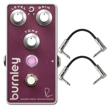 Bogner Amplification Burnley Classic Distortion True Bypass Guitar Pedal +Cables
