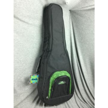 MIM: Kala Baritone Deluxe Heavy Padded Green Paisley Ukulele Uke Gig Bag DUB-BPG