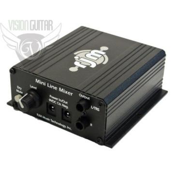 NEW! RJM Music Technology Mini Line Mixer - Combines 4 Inputs To Stereo Outputs