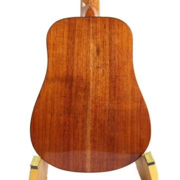 Dragonfly Inlaid Solid Mahogany 6 Strings Handmade Travel Acoustic Guitar GT3281