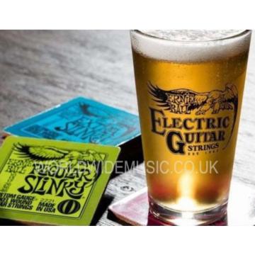 Ernie Ball Electric Guitar Strings Logo Pint Glass (beer not included)