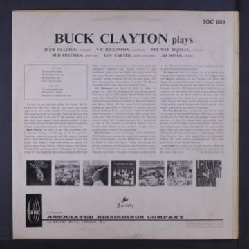 BUCK CLAYTON: Plays LP (UK, Mono) Jazz