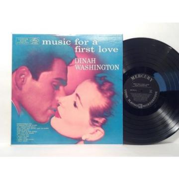 Dinah Washington LP Music For A First Love 1957 Mono +CD-R NM/VG+