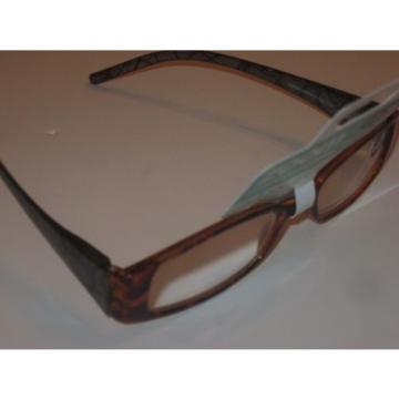 Zoom Impressions 1.50 Reading Glasses Eyeglasses Brown Tortoise Temple