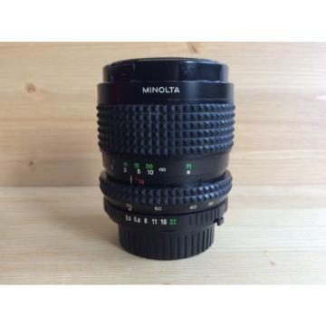 Minolta MD Zoom ROKKOR-X 35-70mm 1:3.5 w/Original Case and Caps EXCELLENT++