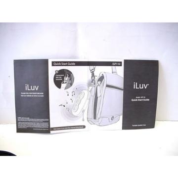 iLUV Active Sound Portable Speaker # iSP110BLK(black)By iLUV Creative Technology