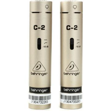 New Behringer Pair C-2 Condenser Microphones 3 Year Warranty!! Auth Dealer