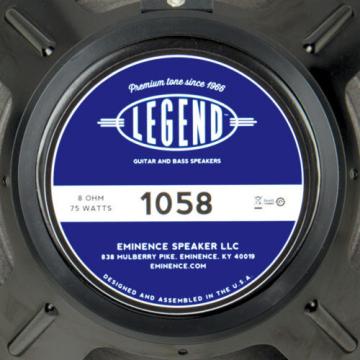 Eminence Legend 1058 10 inch Lead Rhythm Guitar Replacement Speaker 8 ohm 75Watt