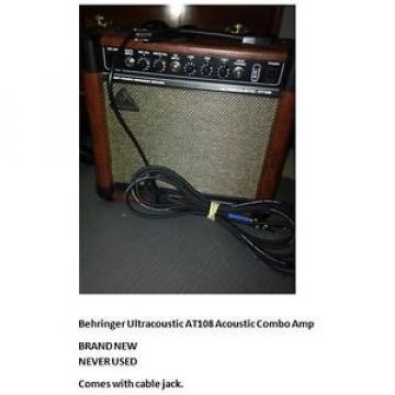 Behringer Ultracoustic AT108 Acoustic Combo Amp + Cord &amp; Warranty until 12/18