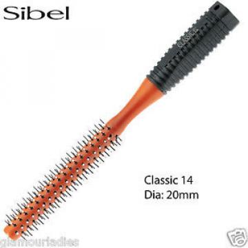 Sibel Classic 14 Round Radial Hair Brush 20mm Tipped Ends With Rubber Handle