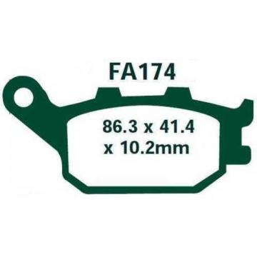 EBC Bremsbeläge FA174 HINTEN Yamaha YZF R1 (6 piston radial caliper) 07-08