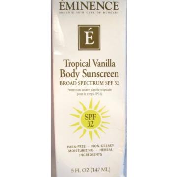 Eminence Tropical Vanilla Body Sun Cream SPF 32 -5 oz / 147 mL