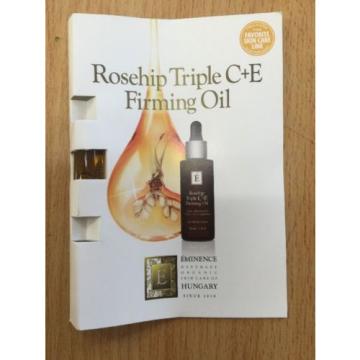 Eminence Rosehip Triple C+E Firming Oil, Pack 6 Samples, New, Free Shipping