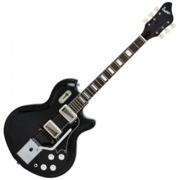 Supro Coronado II Vibrato Electric Guitar ~ Jet Black ~ 1582VJB