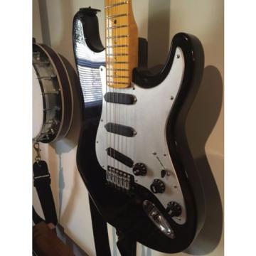 Partscaster Stratocaster Black/Sliver W/Charvel Pickups