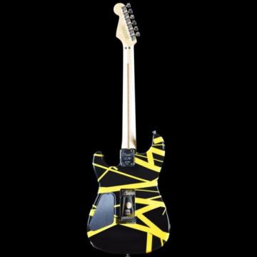 2008 Charvel EVH Art Series Guitar Black &amp; Yellow Eddie Van Halen Hand Painted