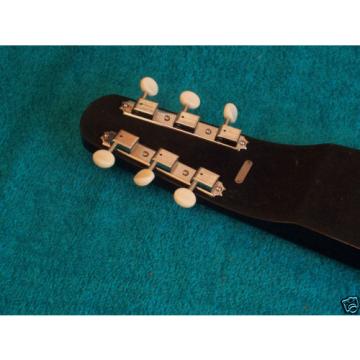 1956 Supro Valco made Lap steel guitar 6 string w/case Rare Black color VGC