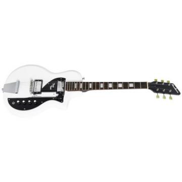 AIRLINE TWIN TONE DOUBLE CUT WHITE GUITAR