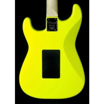 New! Charvel PM SC1 Pro Mod So Cal HH Guitar w/ Floyd Rose - Neon Yellow
