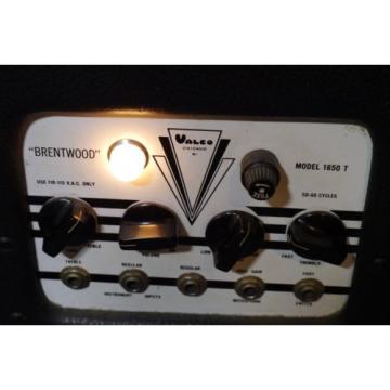 Supro Valco Brentwood 1650 t Vintage Tube Amp Custom Red Cover Original Speakers