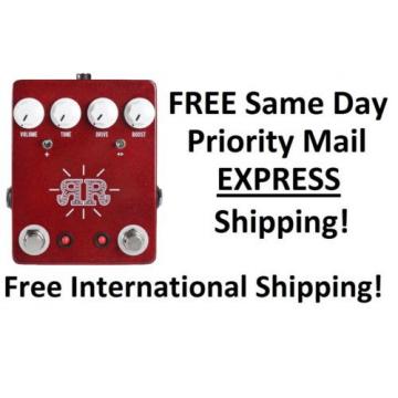 New JHS Ruby Red Butch Walker Signature 2-in-1 Overdrive/Fuzz/Boost Guitar Pedal