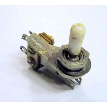 1960s Supro 3-Way Toggle Switch By Switchcraft w/ Tip For Airline National Valco