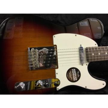 NOS Fender American Standard Telecaster W/HSC Rosewood Neck 3 Tone Sunburst