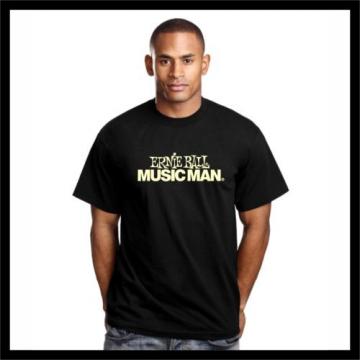 Ernie Ball Musicman Logo Black Short Sleeve T-Shirt