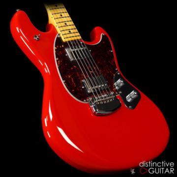 NEW ERNIE BALL MUSIC MAN STINGRAY ELECTRIC GUITAR IN CHILI RED FINISH - DUAL PAF