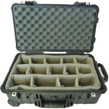 Grey Padded divider set &amp; lid foam.  Fits Pelican 1510 &amp; SKB 3i-2011-7 (NO CASE)